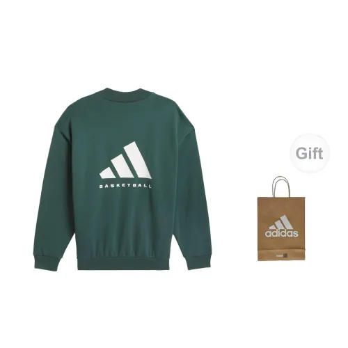 Adidas Sweatshirts Men Mineral Green+Gift Bag Included