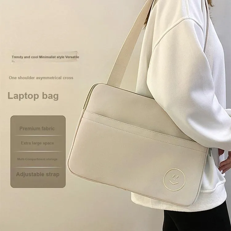 MUYKUY Cotton Fabric Laptop Bag Medium Size Unisex-5