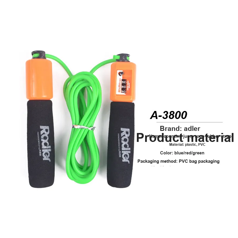 RADLER Casual Entertainment Mechanical Counting Jump Ropes Students Rope Material PVC Handle Material, Plastic-3