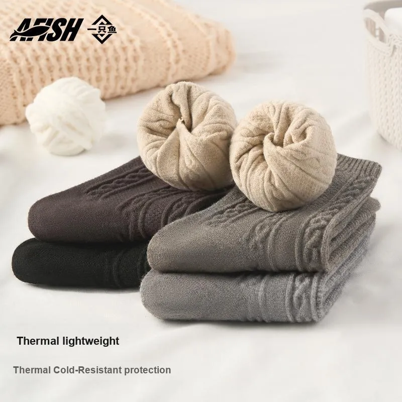 AFISH Mid Calf Socks Women's Shopping Bag 3 Pack-4