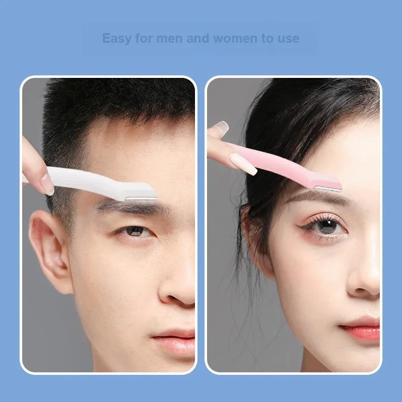 JIAOXUEFEI Micro Eyebrow Razor Safe Shaver For Brow Trimming Portable Suitable For Beginners 2 Pcs/4/6 Pieces-6