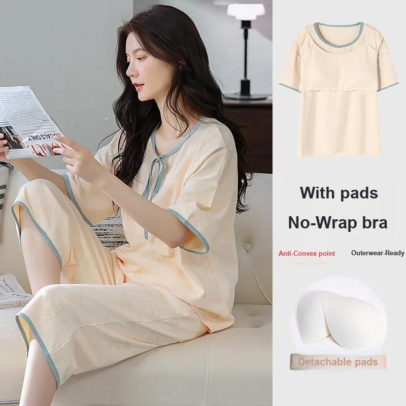 NOME Summer Pajama Set Women's Two Piece Set-5