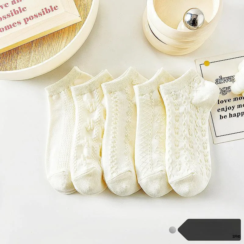 Gentle Welcome Ankle Socks Women's 5 Pack-9