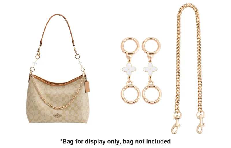 Luxury Care Artisan Workshop Metal Bag Strap Women's Gold Tone-8