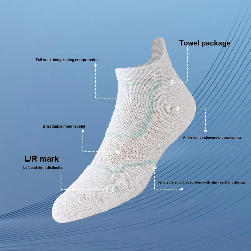 Gentle Welcome Running Socks Unisex 3 Pack-3