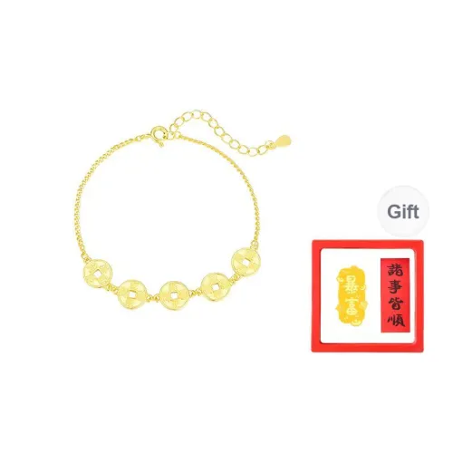 Chongqing Gold Store S925 Silver Bracelets Women's