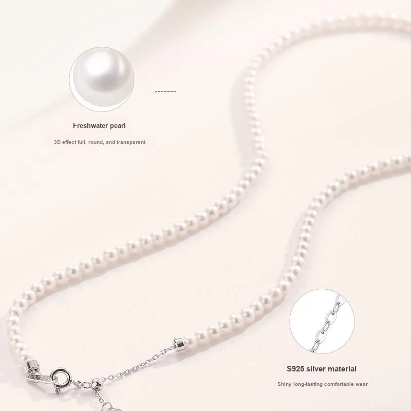 JINLIUFUJIXIANG Freshwater Pearl Necklaces Women's-1