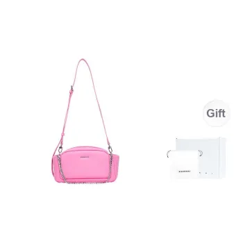 Karkki Leather Crossbody Bag Women's Barbie Pink