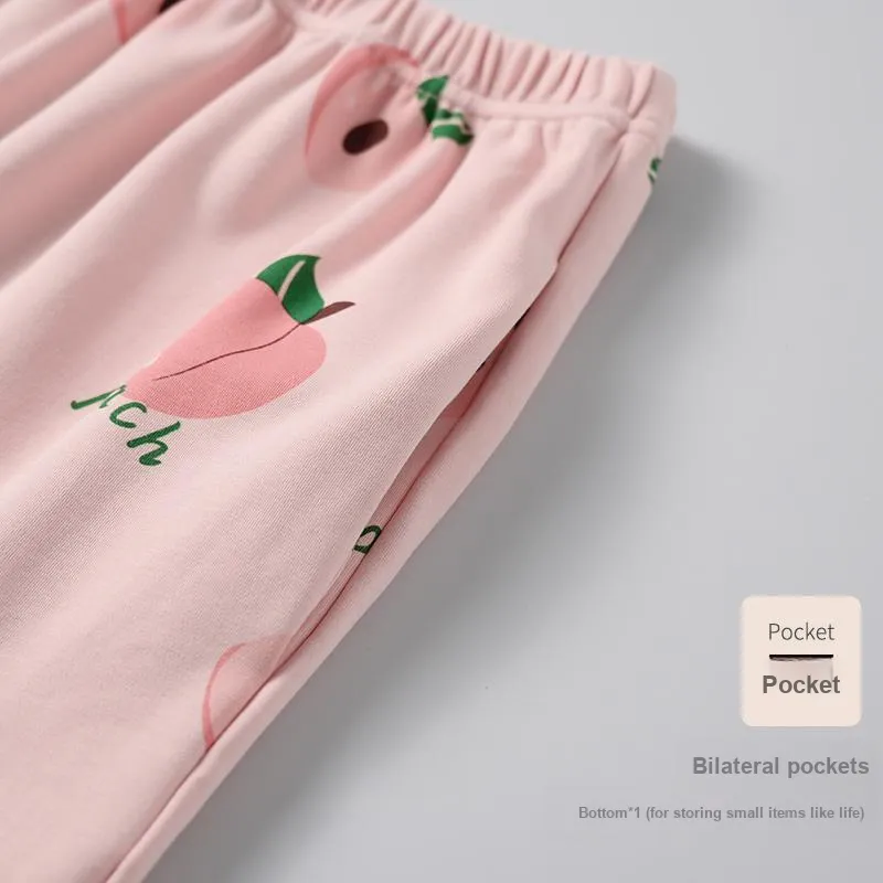 The Story Of The Flower Season Pajama Set Women's Lotus Color-6