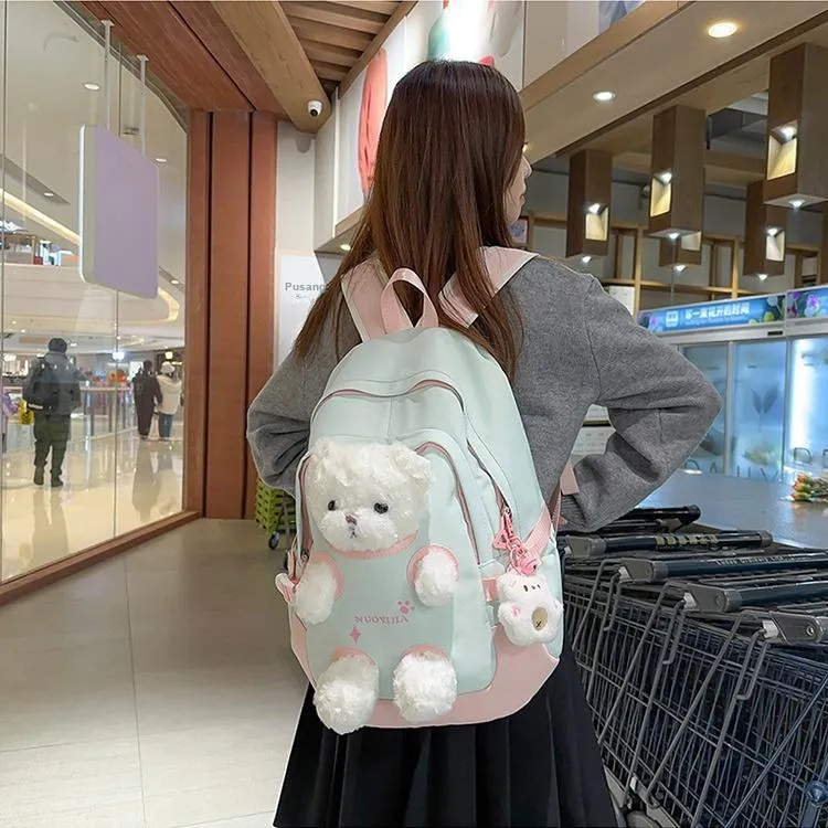 WHEELY BABY+ Nylon Fashion High Quality Doll Backpack Regular Unisex Multicolor-5