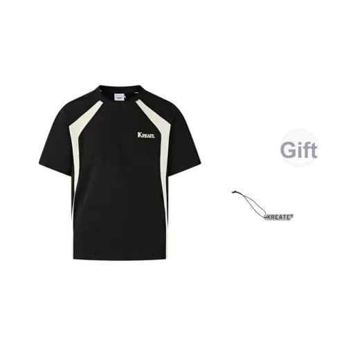 KREATE Boxy Cutting Collection T-Shirt Unisex Black KREATE Boxy Cutting Коллекция T-Рубашка Унисекс Черный