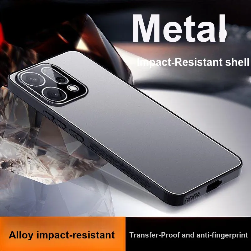 MOWEITU Metal Impact Resistant Lens Wallet Phone Cases Compatibility With OPPO Reno 14/OPPO Reno 14 Pro-4