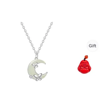 MUGONGZI Hetian Jade Necklaces Pale Greenish White Jade Women's