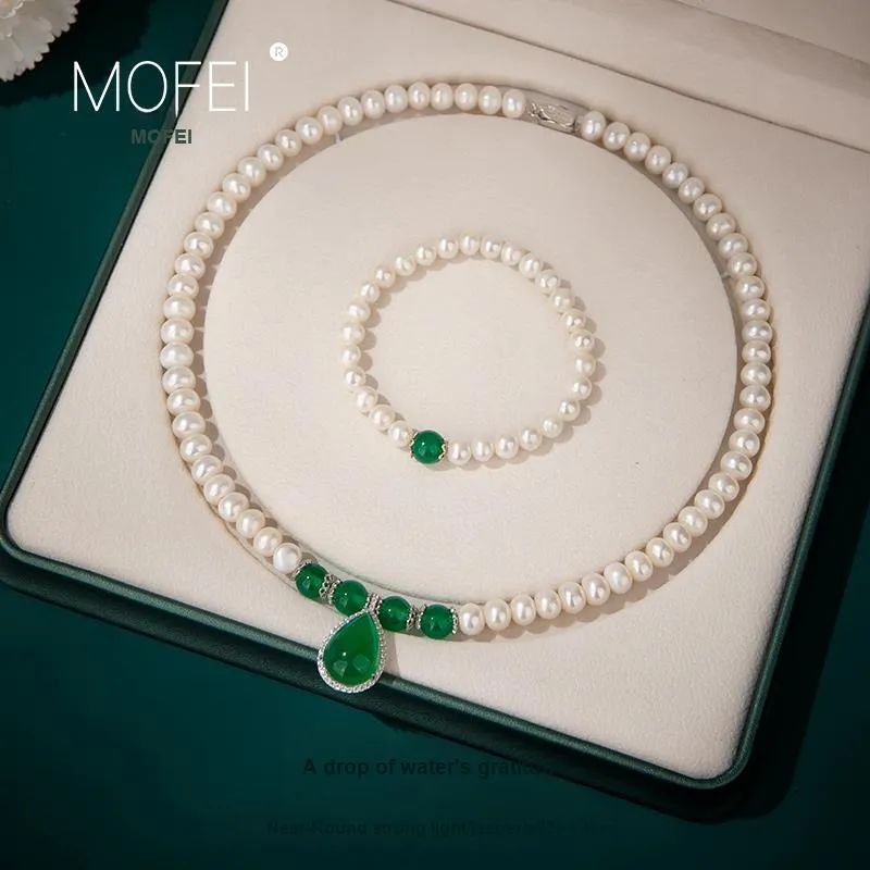 Mofei Pearl Necklaces Women's-1