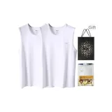 Crew Neck 2 Pack (White+White) 2 Pcs, Easy to Wash!