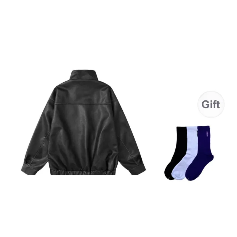 ICH MODE Leather Jackets Unisex-3