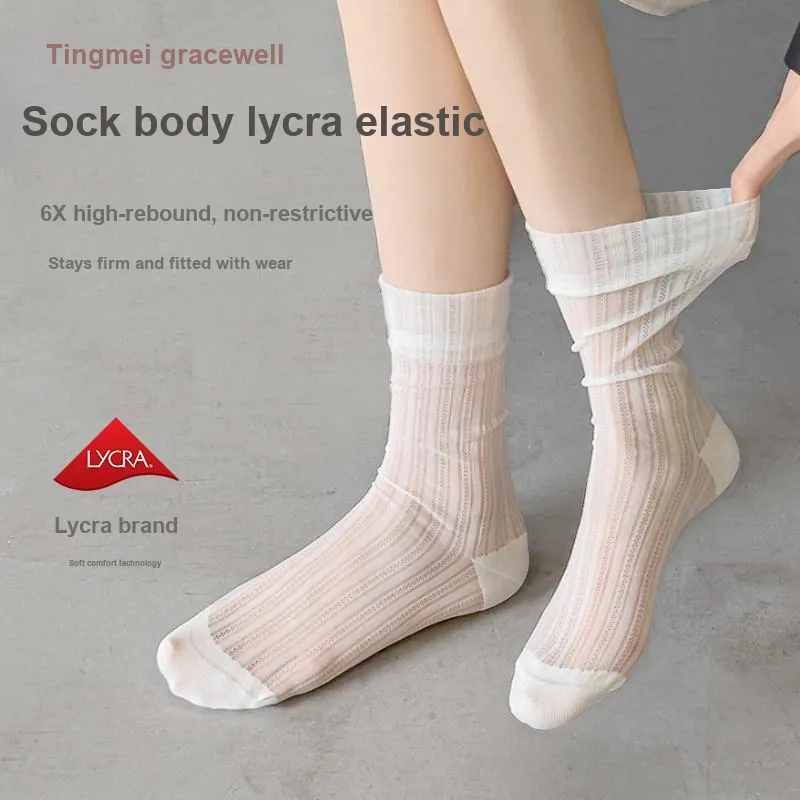GRACEWELL Mid-Calf Socks Women's 5 Pack-45