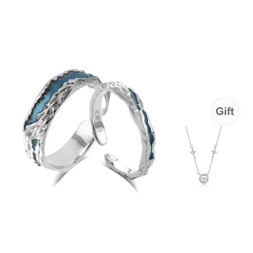 Kelanxi Sterling Silver Rings Unisex