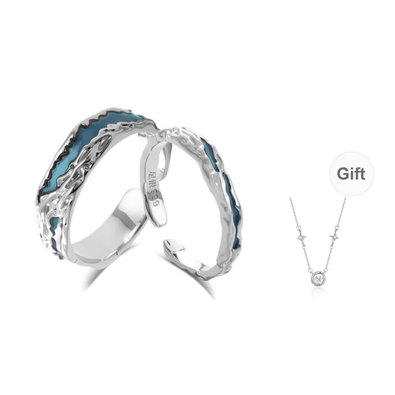 Kelanxi Sterling Silver Rings Unisex-0