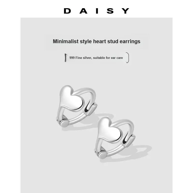 Daisy Dream Full Sterling Silver Stud Earrings Women's-4