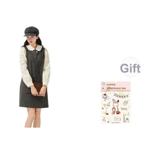 ZIHAN Длинное платье с длинными рукавами женское