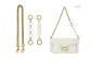 Antique Gold Chain+White Moon+Antique Gold Pearl Extender Chain