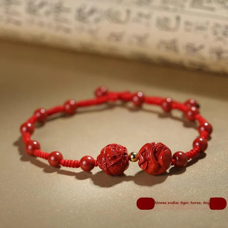 Sima Is Ethereal Reconstructed Cinnabar Anklets Unisex-16