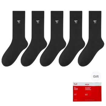 MIIOW Cool One Summer Series Mid Calf Socks Women's Shopping Bag 5 Pack