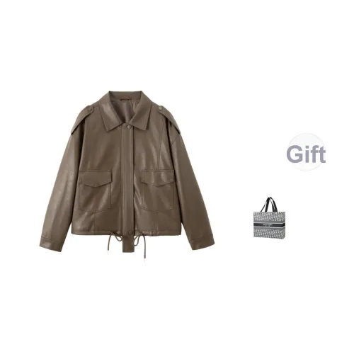 PIERRE CARDIN Кожа Куртка Женская