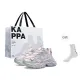 Silver/Pink[White Shopping Bag+Thigh-High Socks]