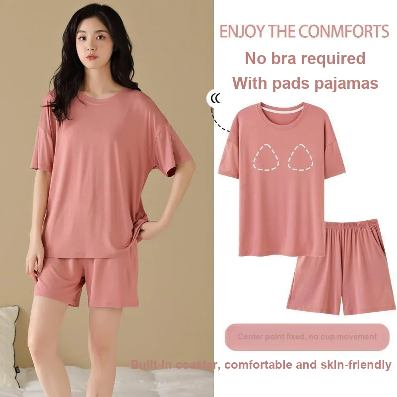 GOSO Pajama Set Women's Brick Red-1