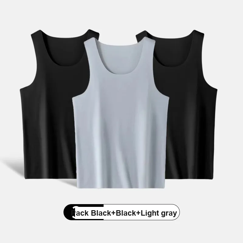 H YXIANG Tank Top Men's Combo Set-31