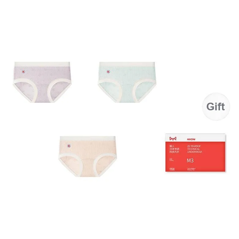 MIIOW Trend Party Series Underpants Women's Shopping Bag 3 Pack-6