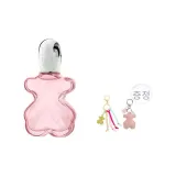 사랑 곰돌이 30ml 및 랜덤하고 아름다운 키체인*1