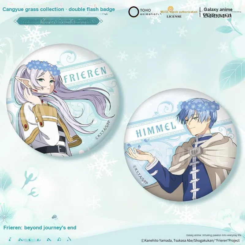 Xhdm Light Moon Grass Collection Frieren Beyond Journey's End, Akari Grass Collection, Frieren Himmel Badges-1