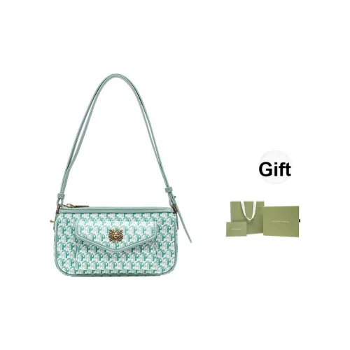 VANESSA HOGAN ПВХ Маленькая Сумка через плечо Женская Зеленая