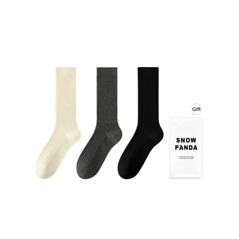 XXLLG Mid Calf Socks Women's Shopping Bag 3 Pack-0