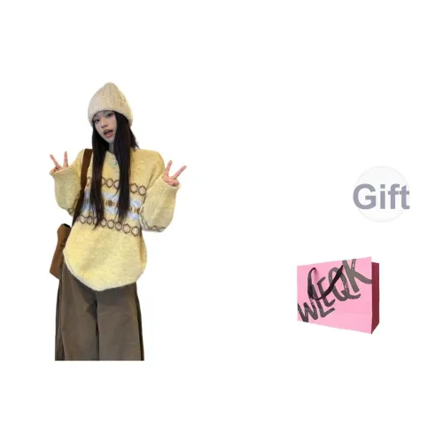 CTRTRC Женский Трикотаж Желтый