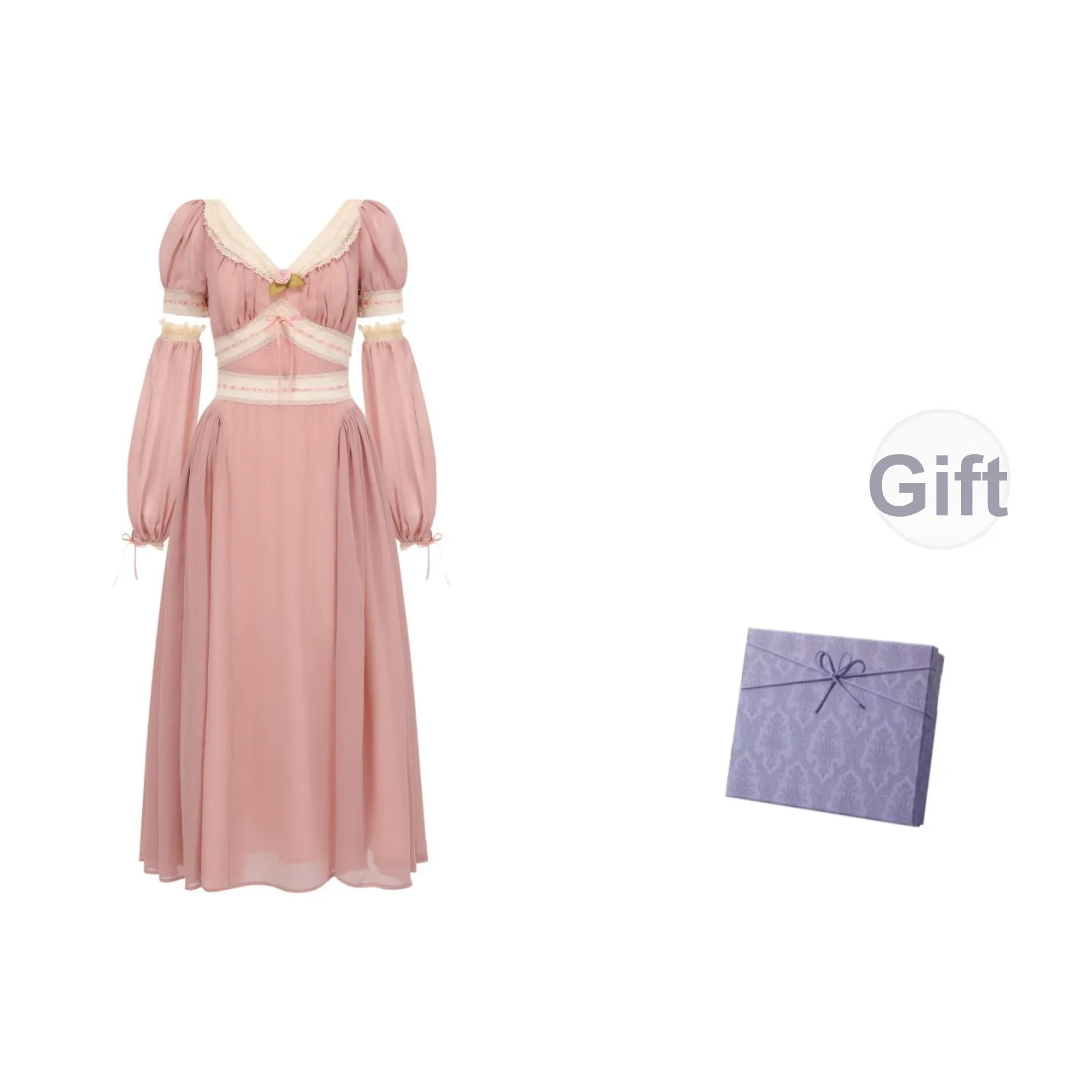 DITB Длинное платье с длинными рукавами женское