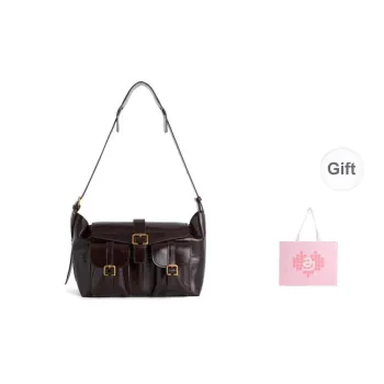 JACD PU Crossbody Bag, Shoulder Bag Regular Women's Brown/Green