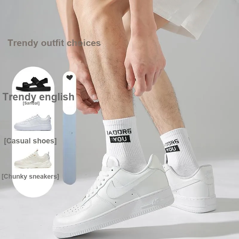Lanza Mid Calf Socks Men's 5 Pack-8