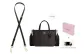 [Leather Strap]Black Crossbody Adjustable 90-120cm