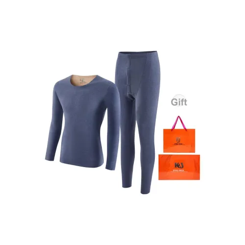 KJ Thermal Set Men's Royal Blue