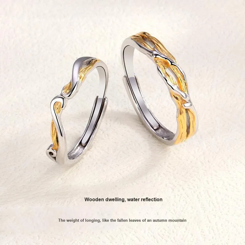 CLARKIA FLOWER S999 Fine Silver Rings Unisex-1