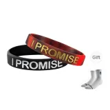 IP Black White Text+IP Black Red Mixed Color (2 Pack)+Basketball Socks