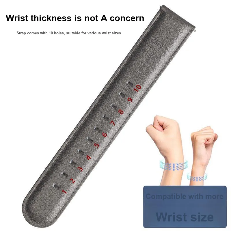 FUDIEN Huawei Compatibility Watch Band Genuine Leather Material-34