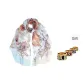 Blue Silk Scarf with Box (Random 1 Pc)