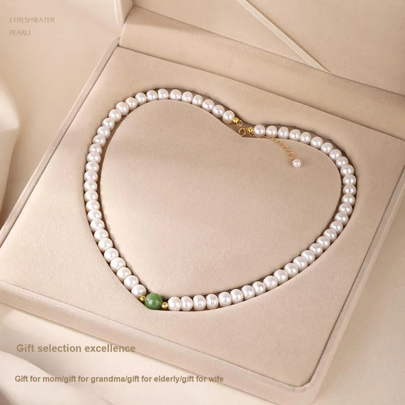 JINLIUFUJIXIANG Pearl Necklaces Unisex-20