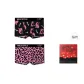 2 Pack: Black with Pink Leopard+Deep Pink Leopard