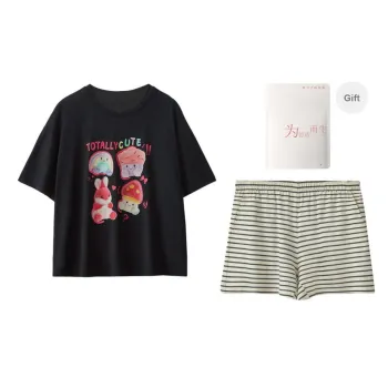 Red Beans At Home Pajama Set Women's Shopping Bag